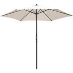 2.8m Patio Umbrella Parasol Outdoor Table Umbrella | Cream