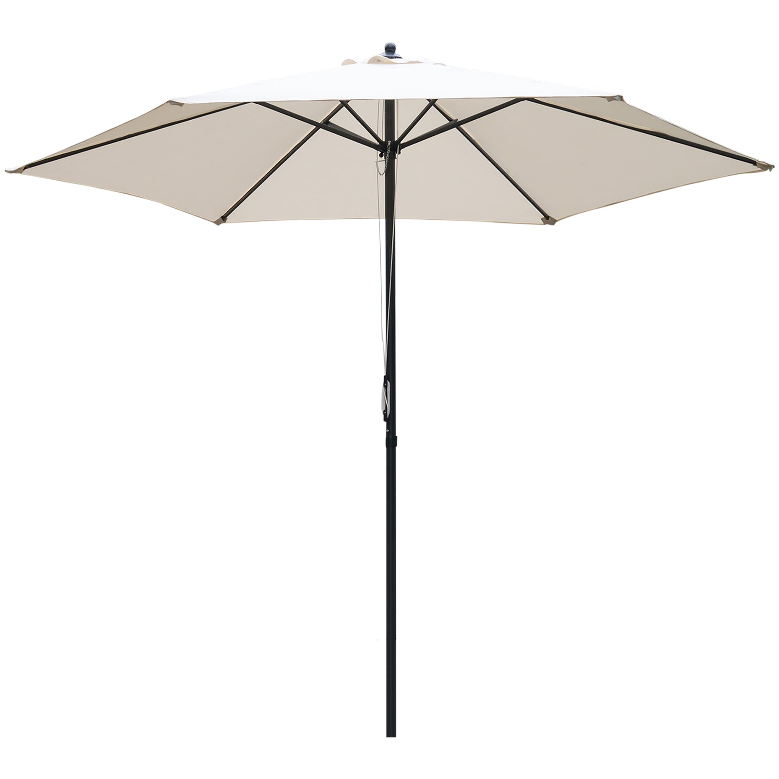 2.8m Patio Umbrella Parasol Outdoor Table Umbrella | Cream