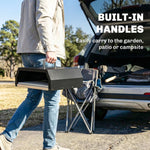 Outsunny 3 In 1 Portable Wood Fired Outdoor Pizza Oven With Handles