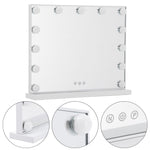 Touch Screen Control Tabletop Cosmetic Mirror For Bedroom
