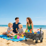 62l Festival Trolley, 100kg Heavy Duty Folding Trolley Cart | Grey