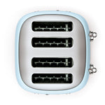 Tsf03 Retro 4-slice Toaster | Blue