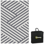 Reversible Rug W/ Carry Bag 182x274cm Grey