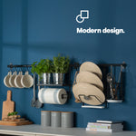 Hanging Utensil Holder - Black