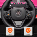 12v Kids Ride On Car, Electric Truck W/ Remote, Four Suspension Wheels | Pink