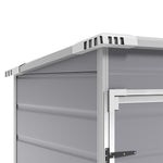 5x3ft Heavy Duty Outdoor Plastic Storage Shed  Waterproof Lockable