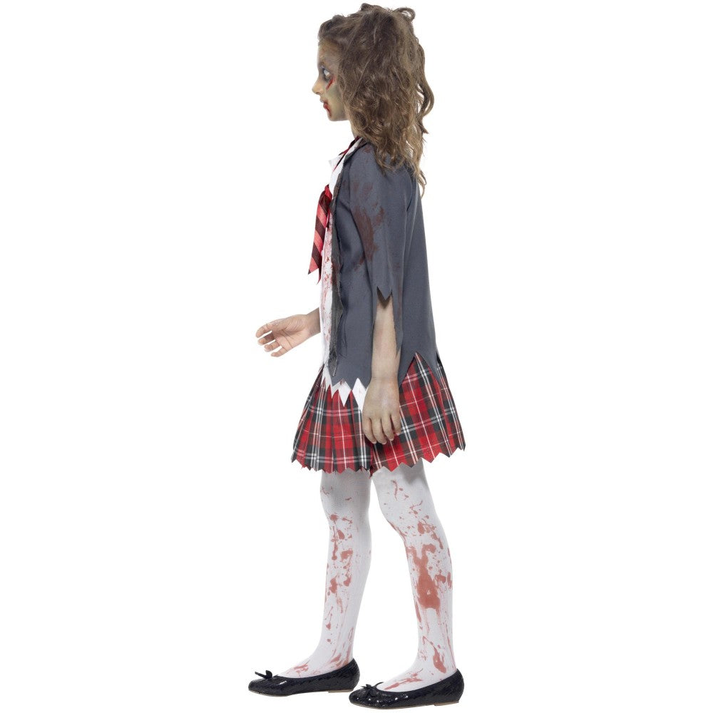 Zombie School Girl Child Costume | Age 10-12