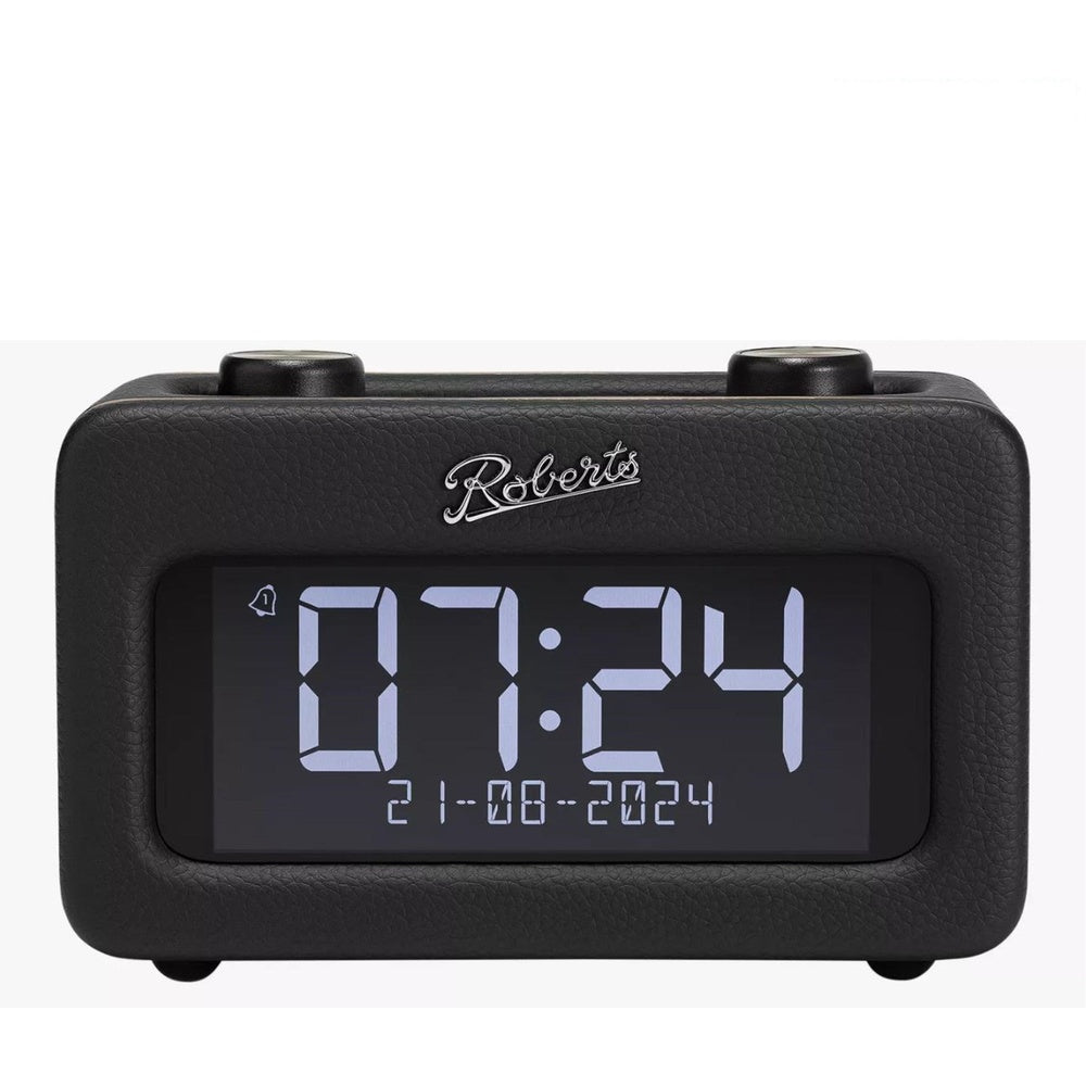 Revival Rest Digital Fm/dab Bluetooth Bedside Clock Radio | Black