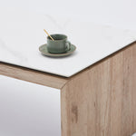 Lucerne Stone Coffee Table | Set-of-1 | Light Slate Gray