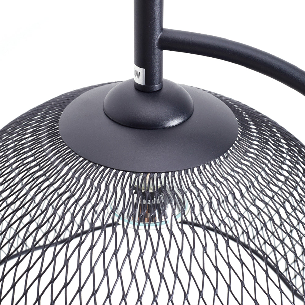 Industrial Metal 1-light Gu10 Floor Lamp With Tray