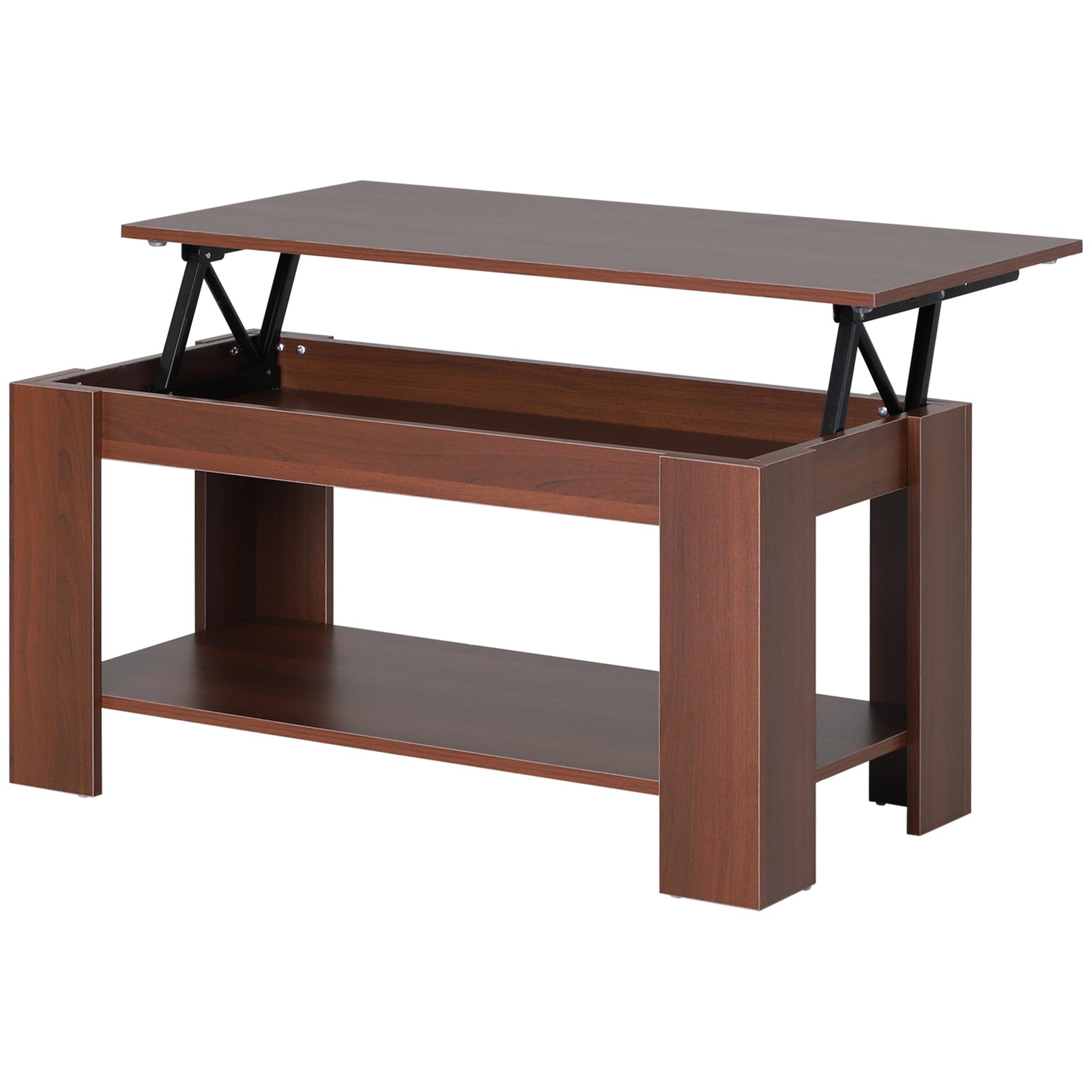 Lift Up Top Coffee Table With Hidden Storage