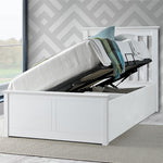 Francis Wooden Ottoman Bed | Single | White