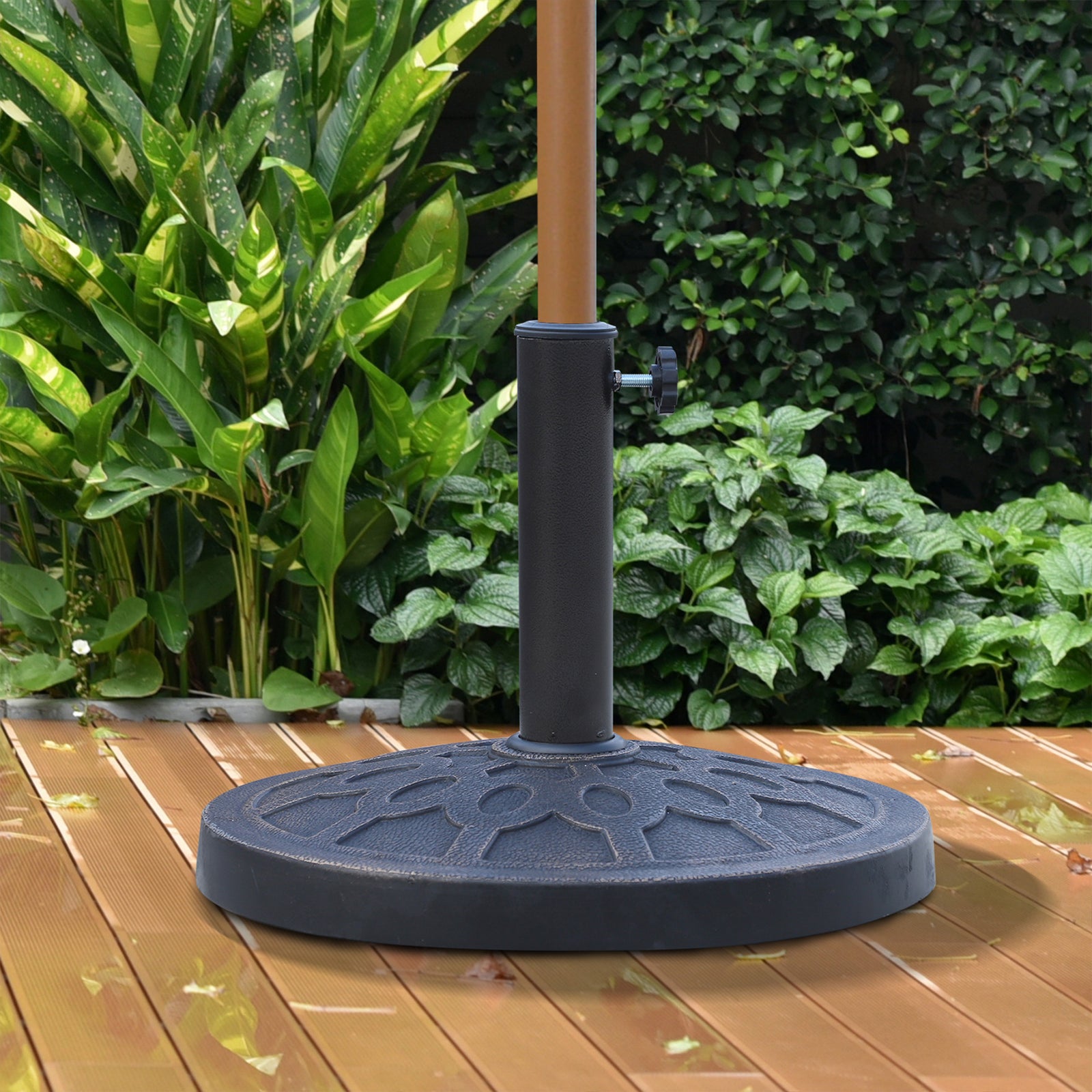 13kg Parasol Base For 38mm/48mm Poles, Bronze