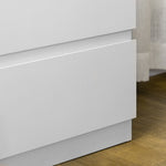 Chest Of Drawers, 3 Drawer Storage Cabinet Unit Bedroom | One Size | White