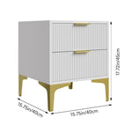 Bedside Table With Two Drawers