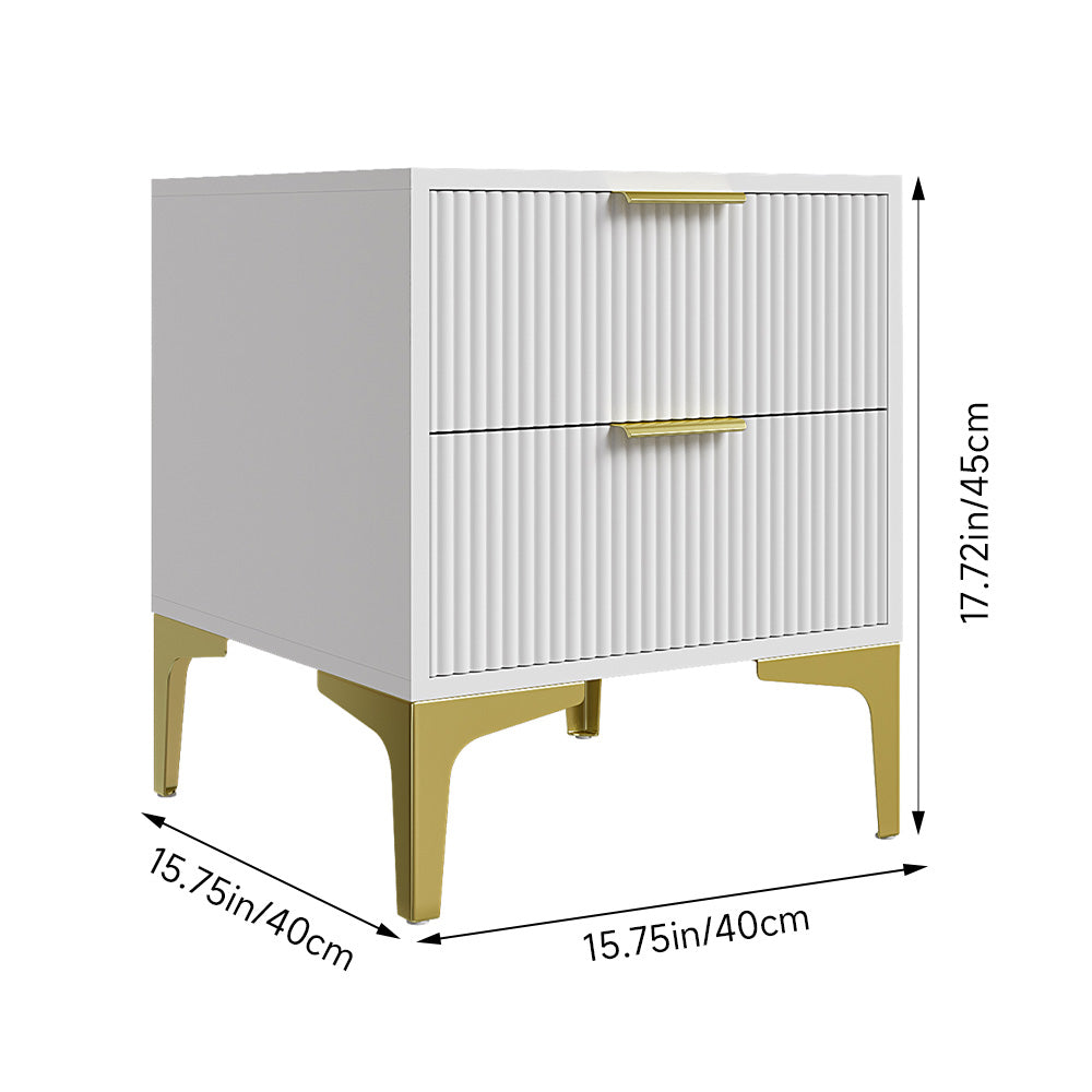 Bedside Table With Two Drawers