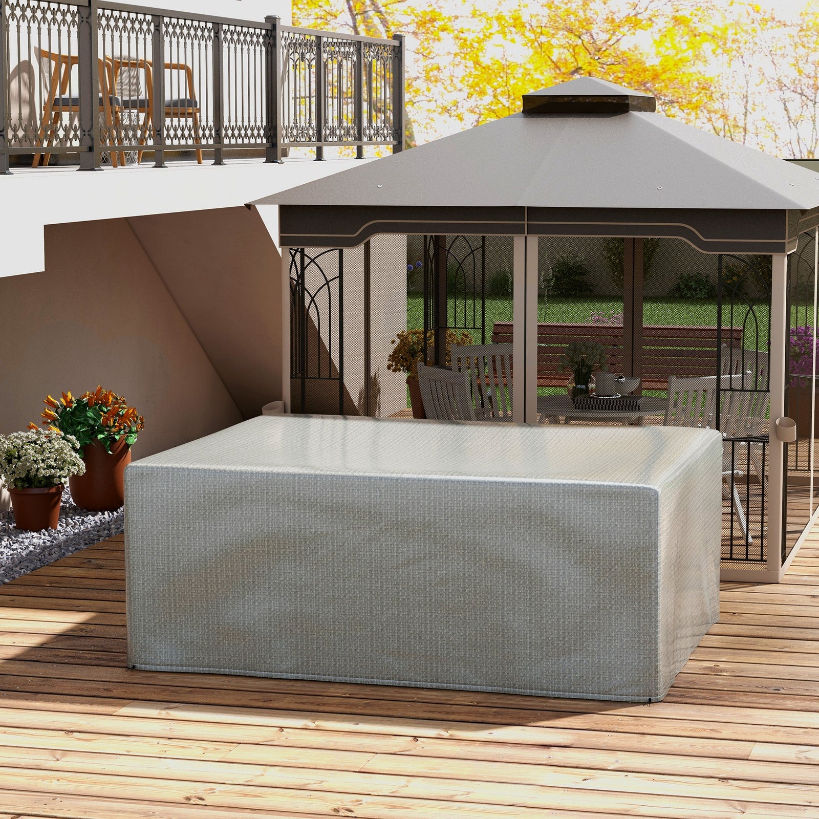 Large Patio Set Cover Outdoor Garden Furniture Cover