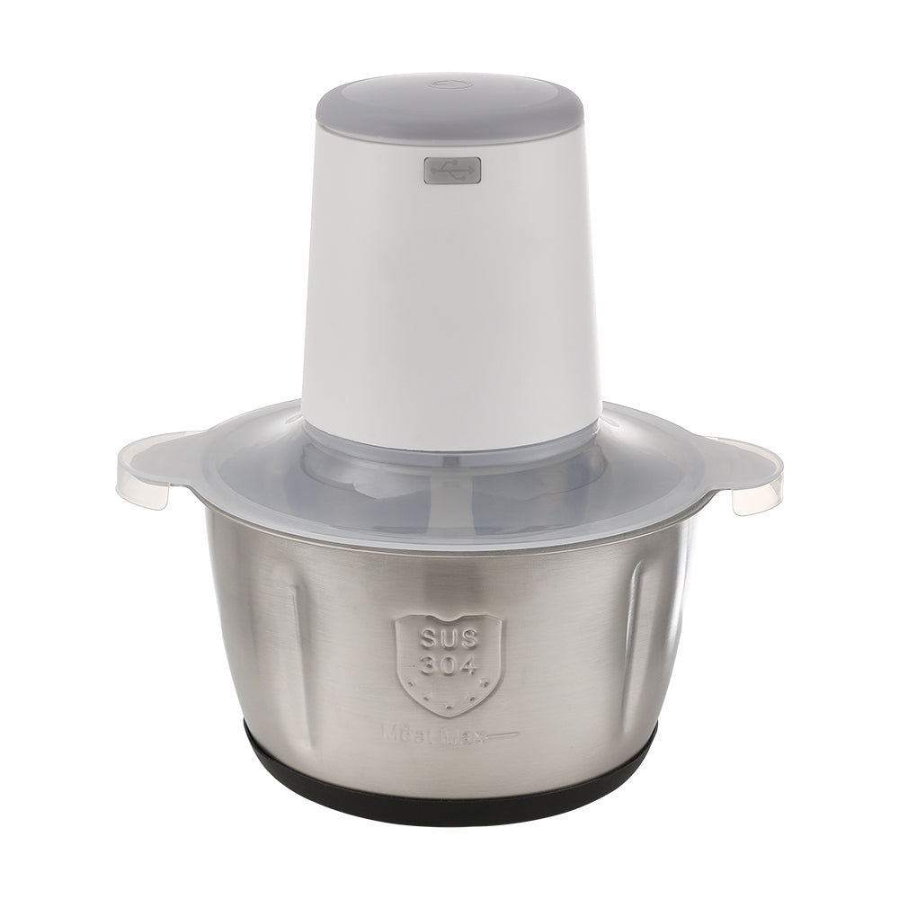 Electric Wireless 2l Stainless Steel Kitchen Meat Mincer