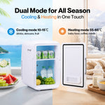 Spector Mini Fridge Portable Fridge, Cooler And Warmer, White