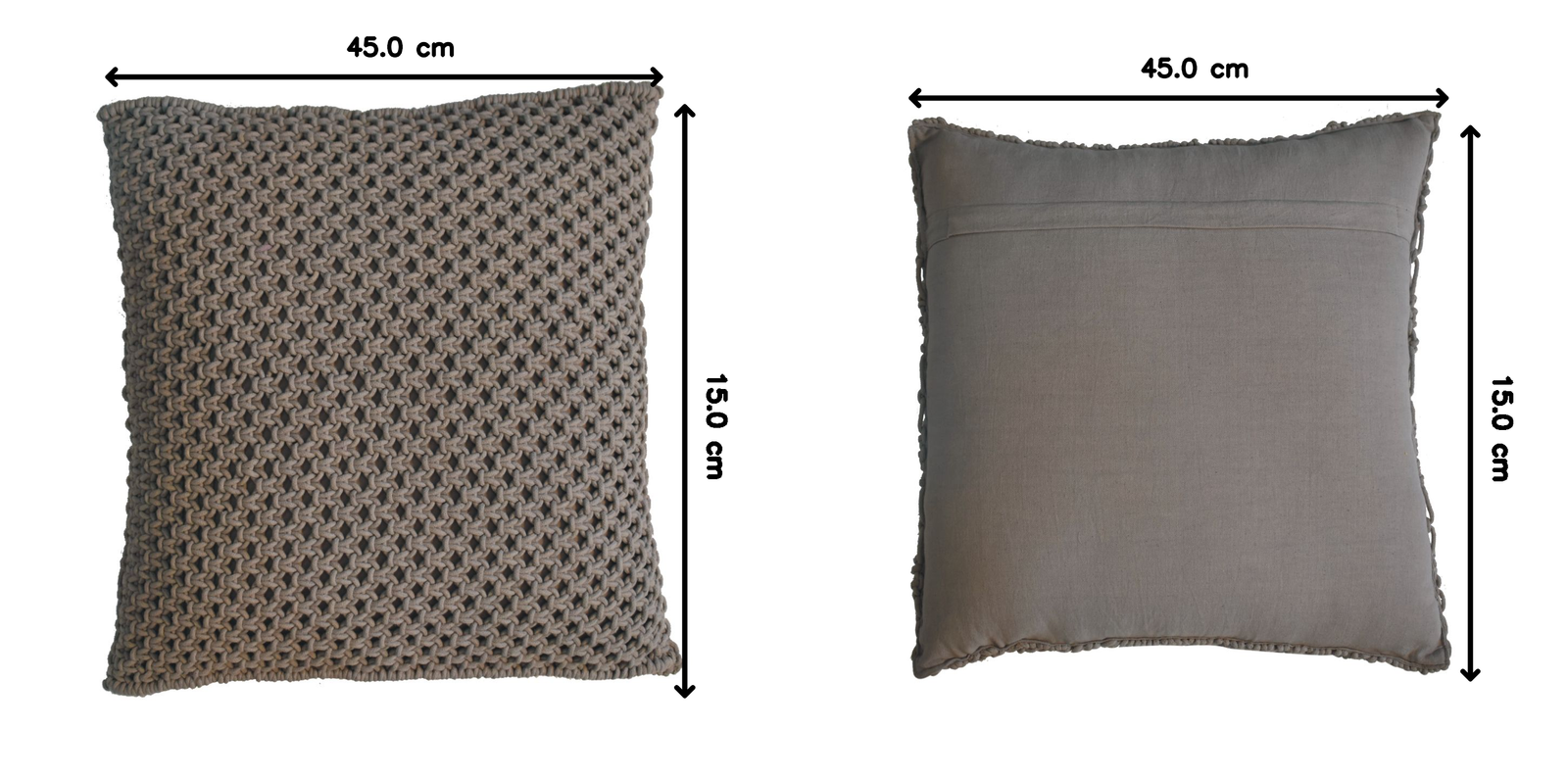 Myra Cushion Set | Set-of-2 | Grey