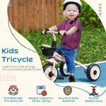 Trike W/ Adjustable Seat Basket, Kids Tricycle For 2-5 Years Old | Pink