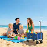 41l Festival Trolley, 60kg Heavy Duty Folding Trolley Cart | Blue