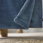 Hardwick Heavyweight Supersoft Fleece Throw | 150cm x 180cm | Blue