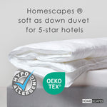 Luxury Hotel Quality Super Microfibre All Seasons Duvet | Double | White