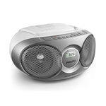 Az215 Portable Stereo Cd Player Dynamic Bass Soundmachine | Silver