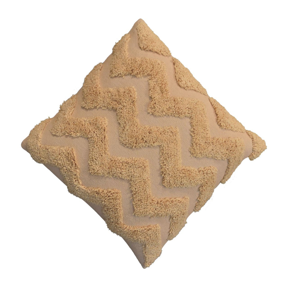 Zig-zag Cushion Set | Set of 2 | Mustard
