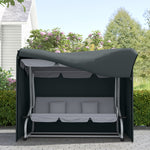 3 Seater Garden Swing Chair Cover, Windproof And Anti-uv