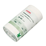 Biodegradable Bin Bags 55-65l | Set of 75 | White