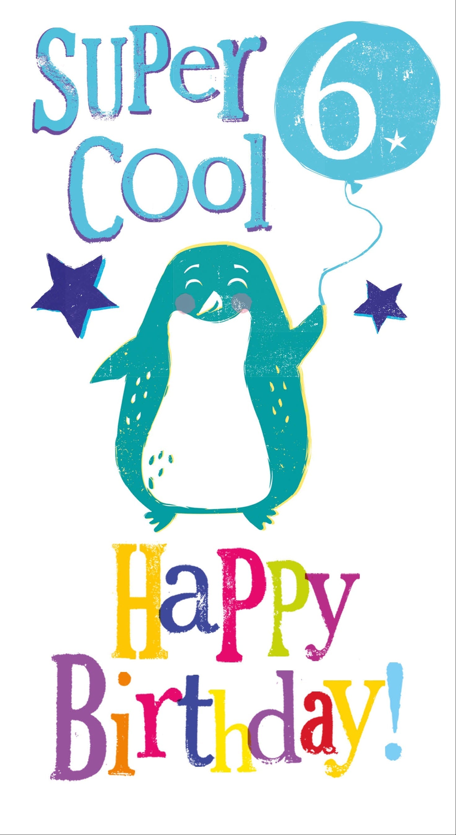 Brightside Age 6 Birthday Card Official Product