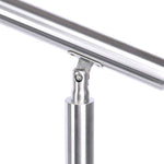 Stainless Steel Stair Handrail, Adjustable Angle Safety Grab Rail For Indoor & Outdoor Steps, Garden & Entrance (120/150/180cm) | 180cm