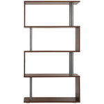 HOMCOM 5 Shelf Storage Bookcase Wooden Cd Book Case Unit