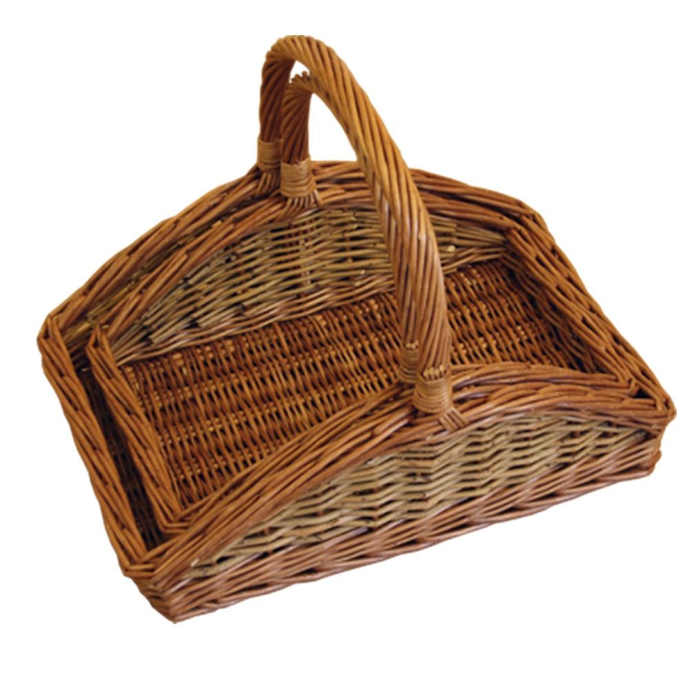 Wicker Set Of 2 Hill Garden Trugs