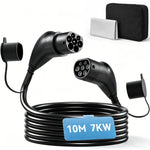 HOMCOM Type 2 Ev Charging Cable, 7kw, 32a, Mode 3, 1-phase, 10m