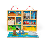 Travel Playbox - 10pc Wooden Playset