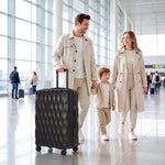 Suitcase, Hard Shell Carry On Luggage With Tsa Lock | 98l | Black
