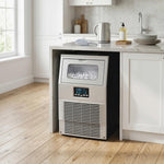 HOMCOM Commercial Ice Maker With 4kg Ice Storage For Home Restaurant