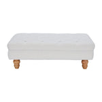 Breeins Teddy Fleece Upholstered Footstool