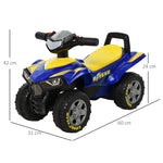 Goodyear Baby Quad Ride-on Walker W/ Lights Horn Storage 18-36 Months