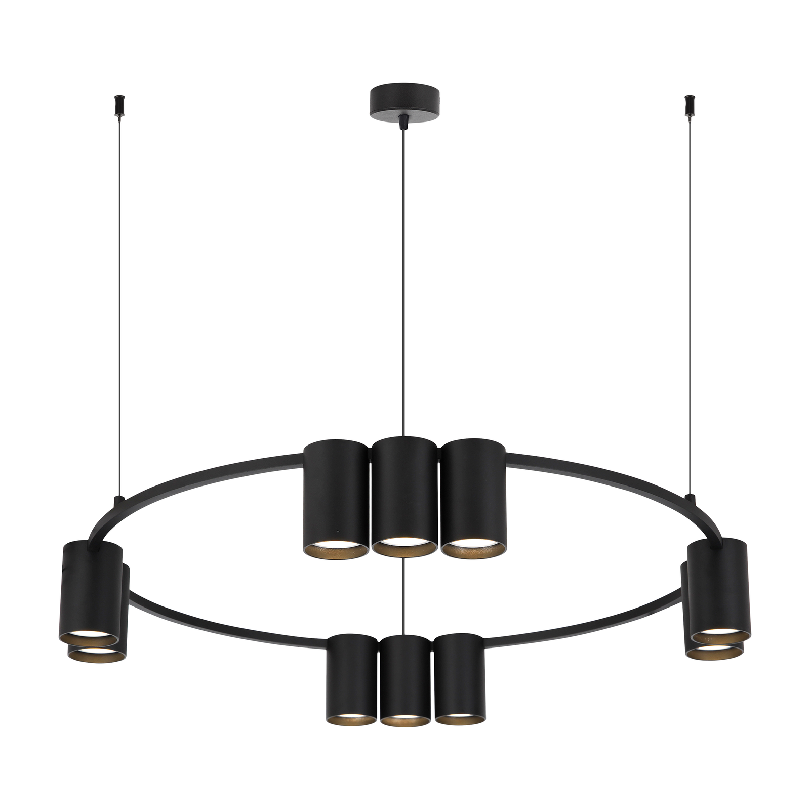 Pendant Light (circle) Genesis 10xgu10 | Black