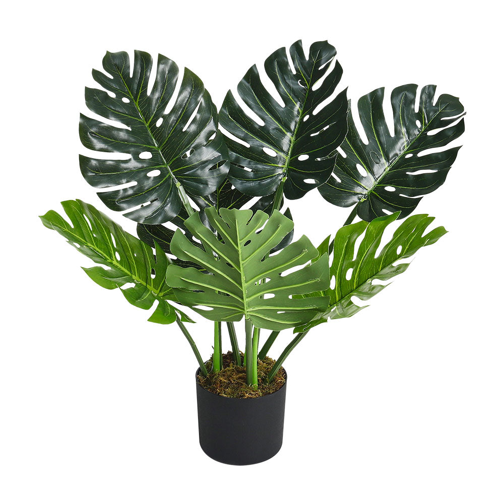 65cm Artificial Tropical Monstera Tree Faux Plant In Pot