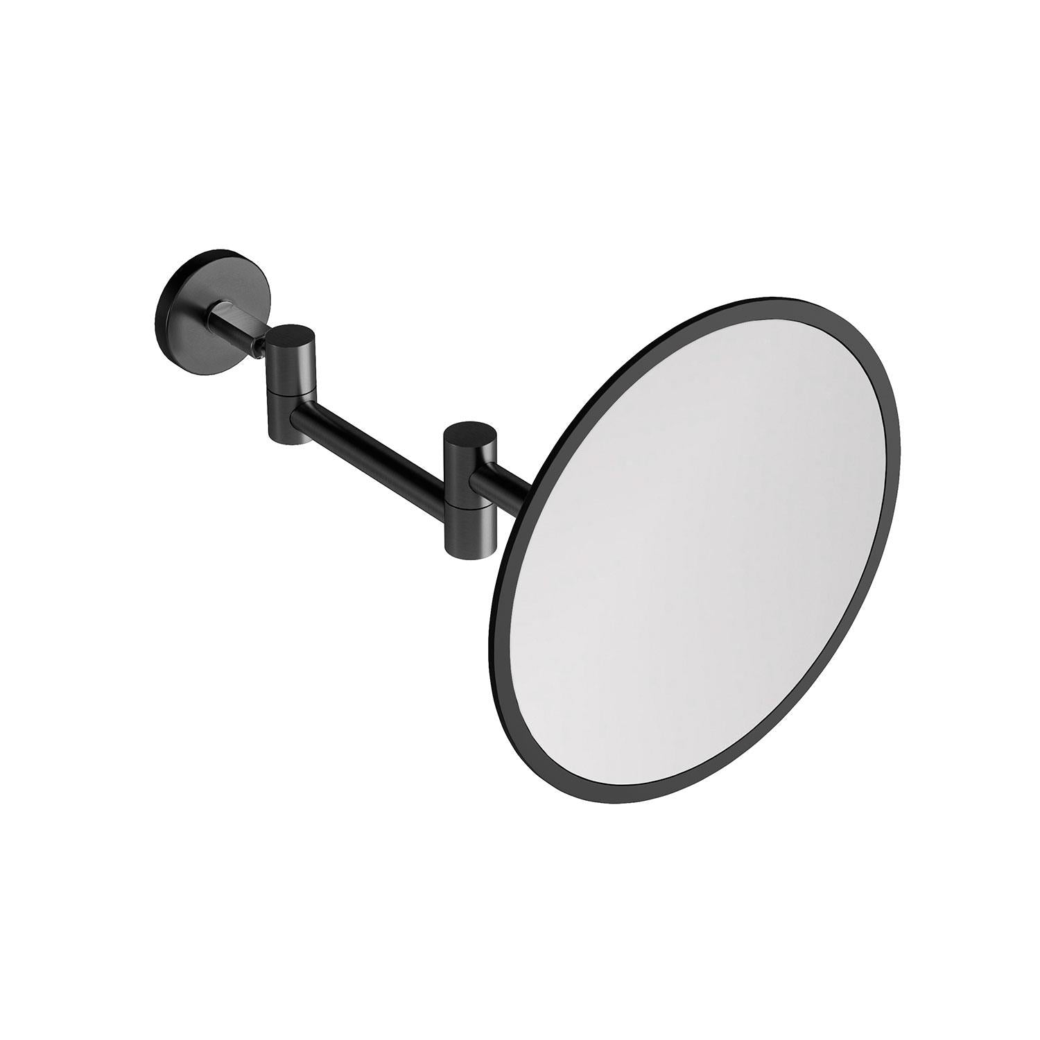 Wall Magnifying Mirror, Brushed Black Pvd Architect Sp (x5)