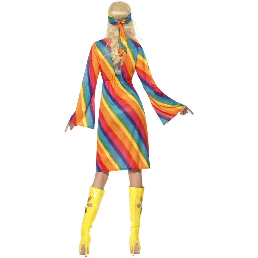 Rainbow Hippie Costume | Large
