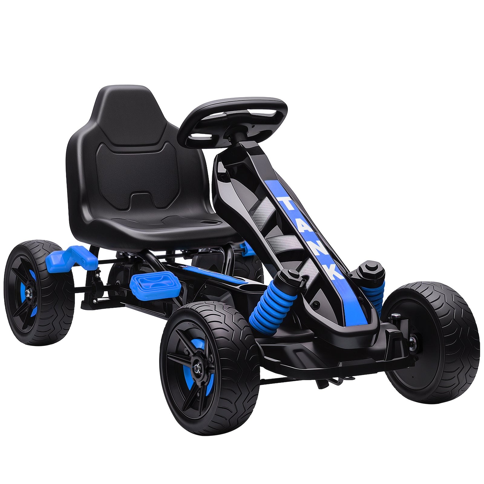 Pedal Go Kart With Automatic Clutch, For Ages 3-6 Years | Blue