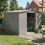 Breeins 8x6 FT Large Metal Garden Tool Storage Shed
