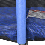 Trampoline Safety Pads, Net, Cover, Ladder - 244cm | Black