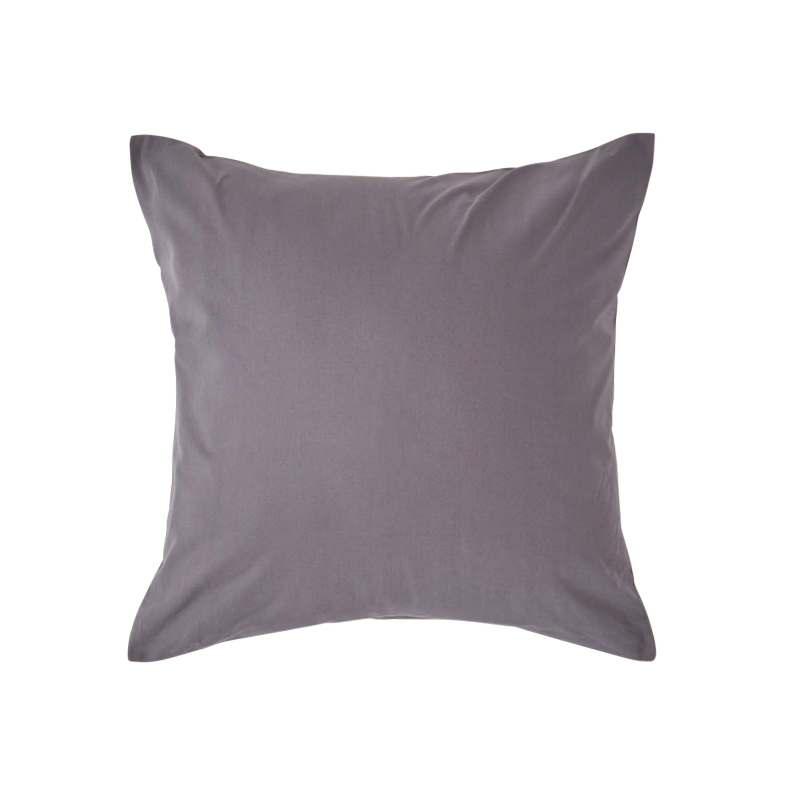 Continental Egyptian Cotton Pillowcase 200 Tc | 40cm x 40cm | Dark Grey